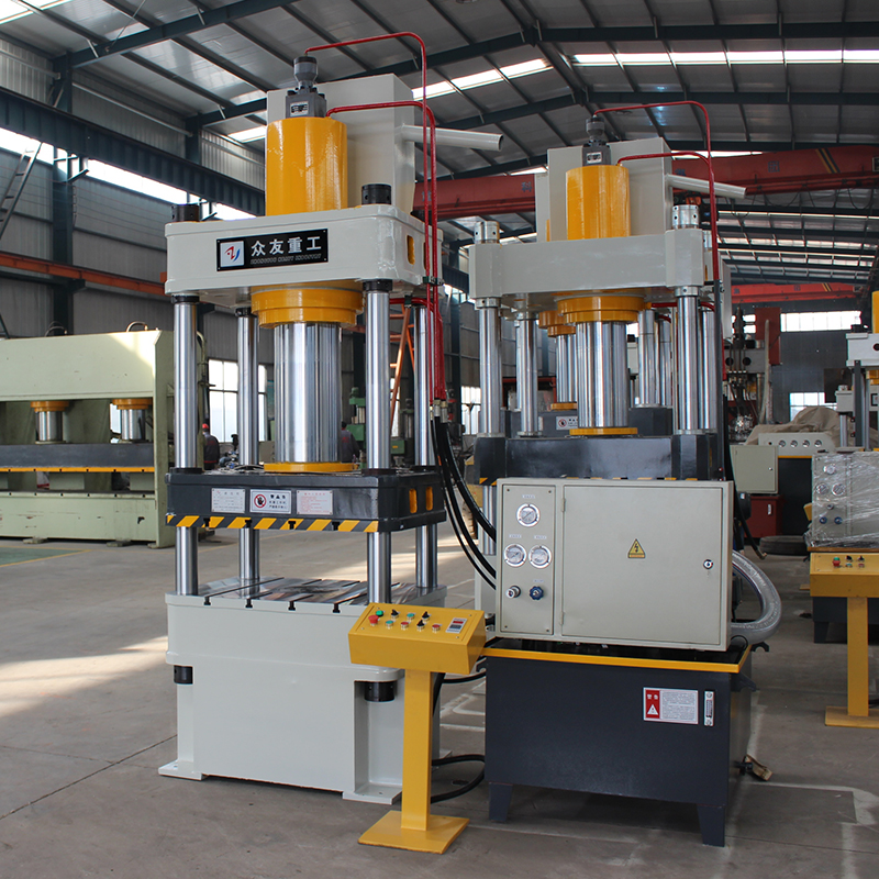 200吨三梁四柱铸钢件油压机 200吨快速四柱油压机