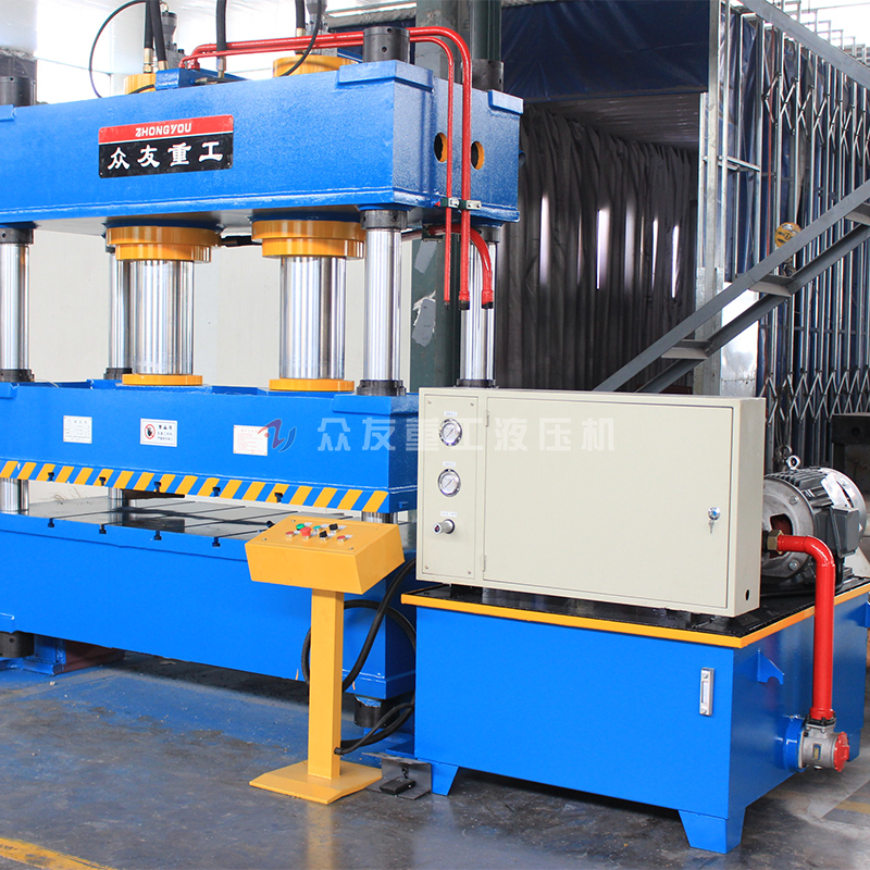315吨双缸防火板成型油压机 315T金属薄板拉伸机