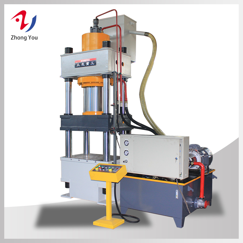 全自动汽车内饰成型315吨四柱油压机压制工艺动