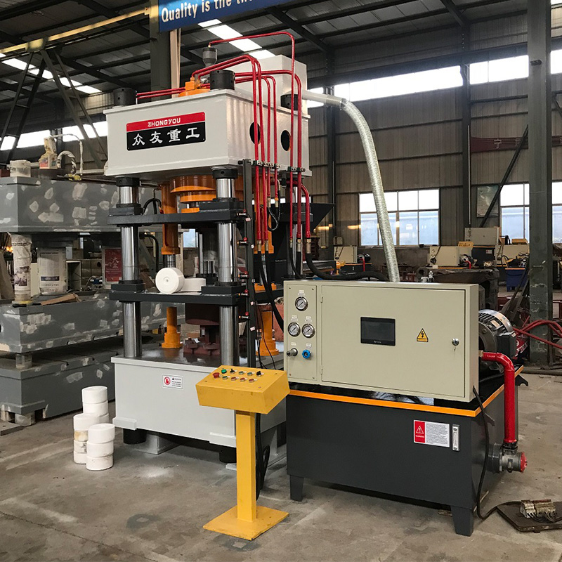 315吨圆柱形盐砖机