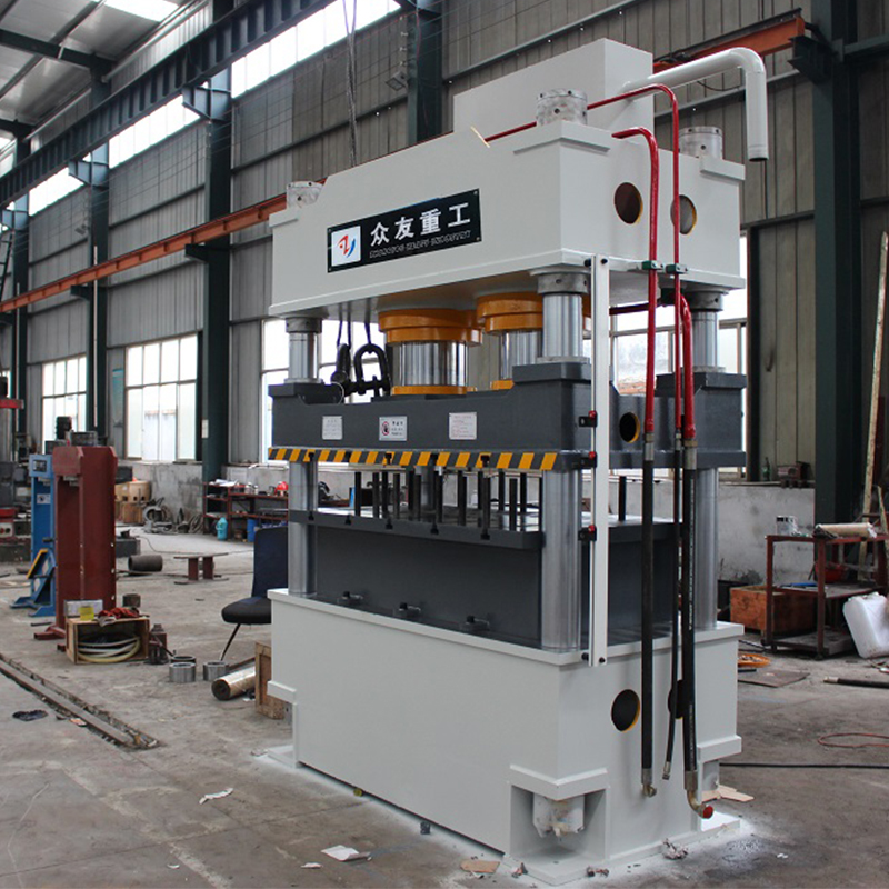 630吨双缸带液压垫多杆顶出液压机