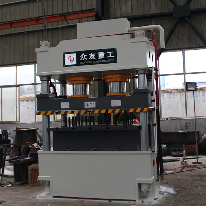 630吨双缸带液压垫多杆顶出液压机