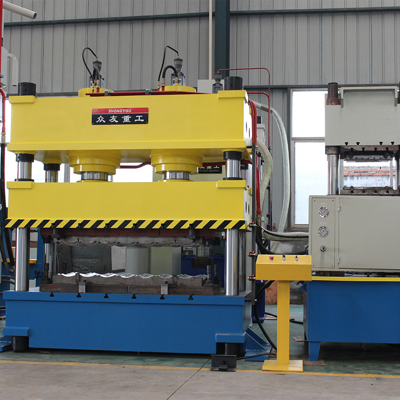 315T双缸大台面压金属瓦液压机