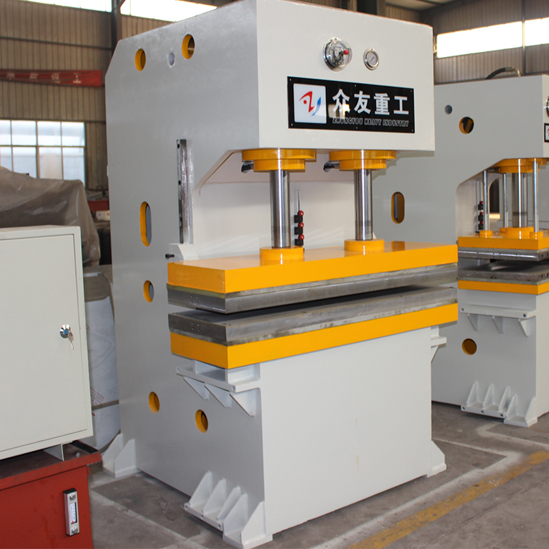 定做型带加热单臂双缸液压机