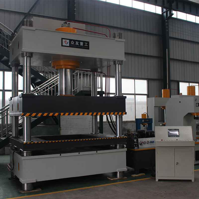 400吨四梁四柱金属成型液压机