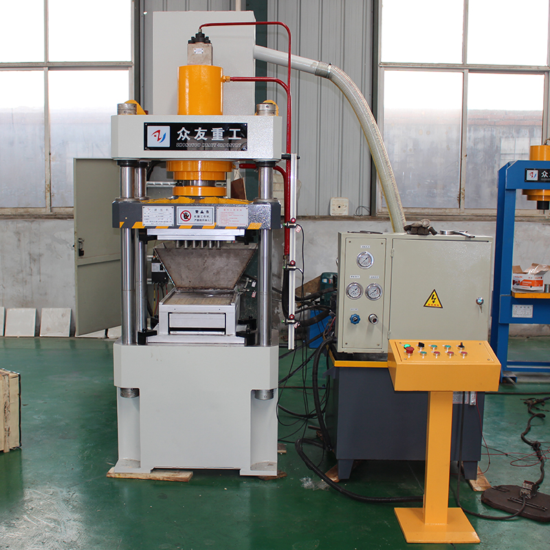 100吨压药片四柱液压机