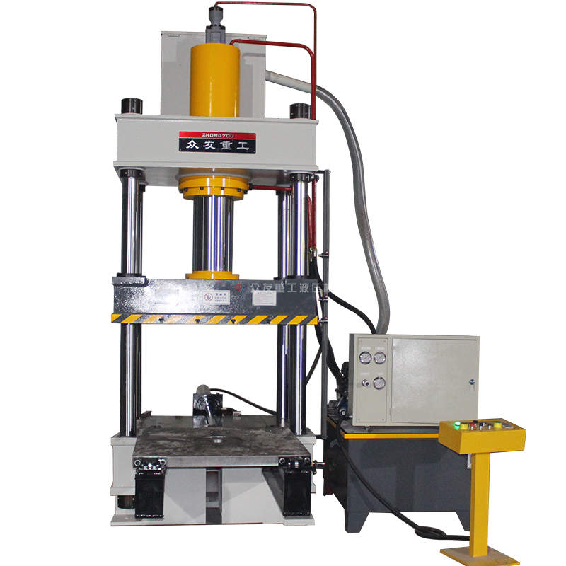 100吨移动工作台四柱液压机