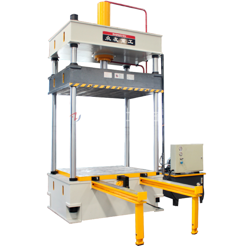 100吨移动工作台四柱液压机