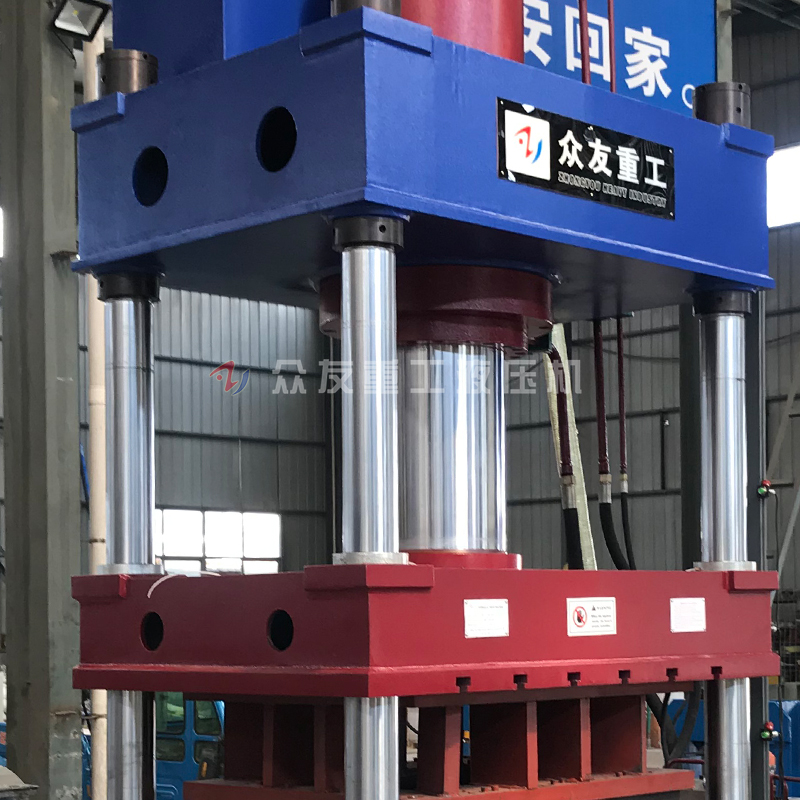 315吨灰斗车切边成型液压机