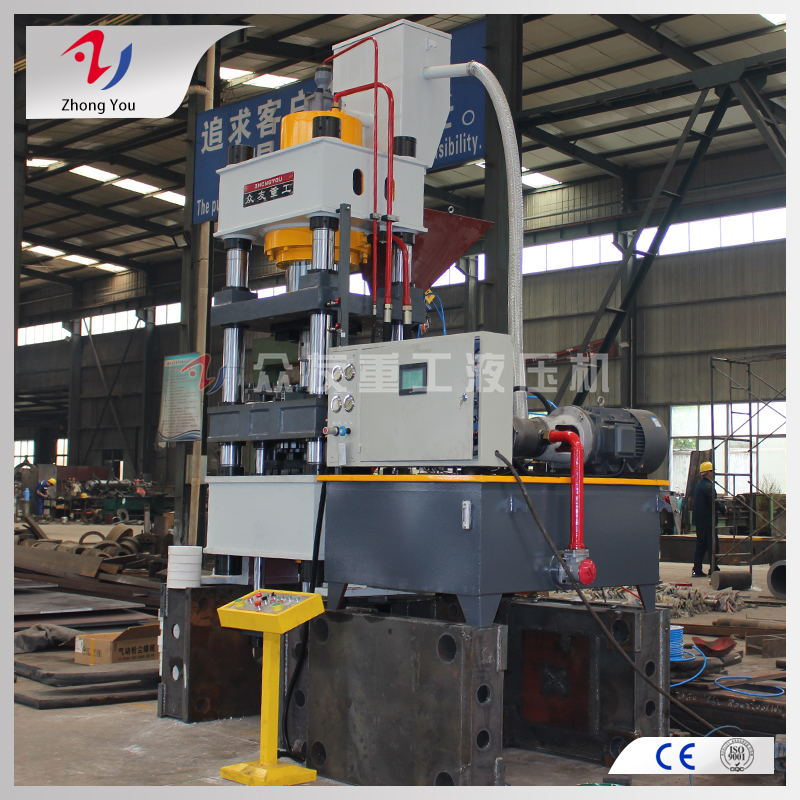 315吨牛羊舔砖油压机 315吨盐砖机 315t盐砖压块机