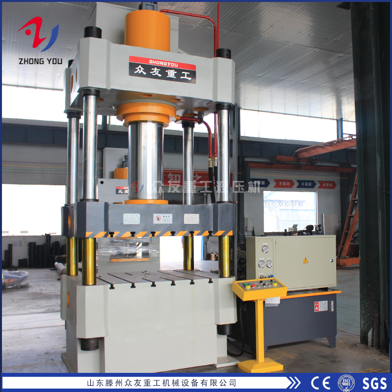 四柱油压机主缸自动下滑的原因与解决方法